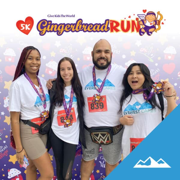Everest Spreads the Love By Sponsoring and Participating in 2024 Gingerbread Run